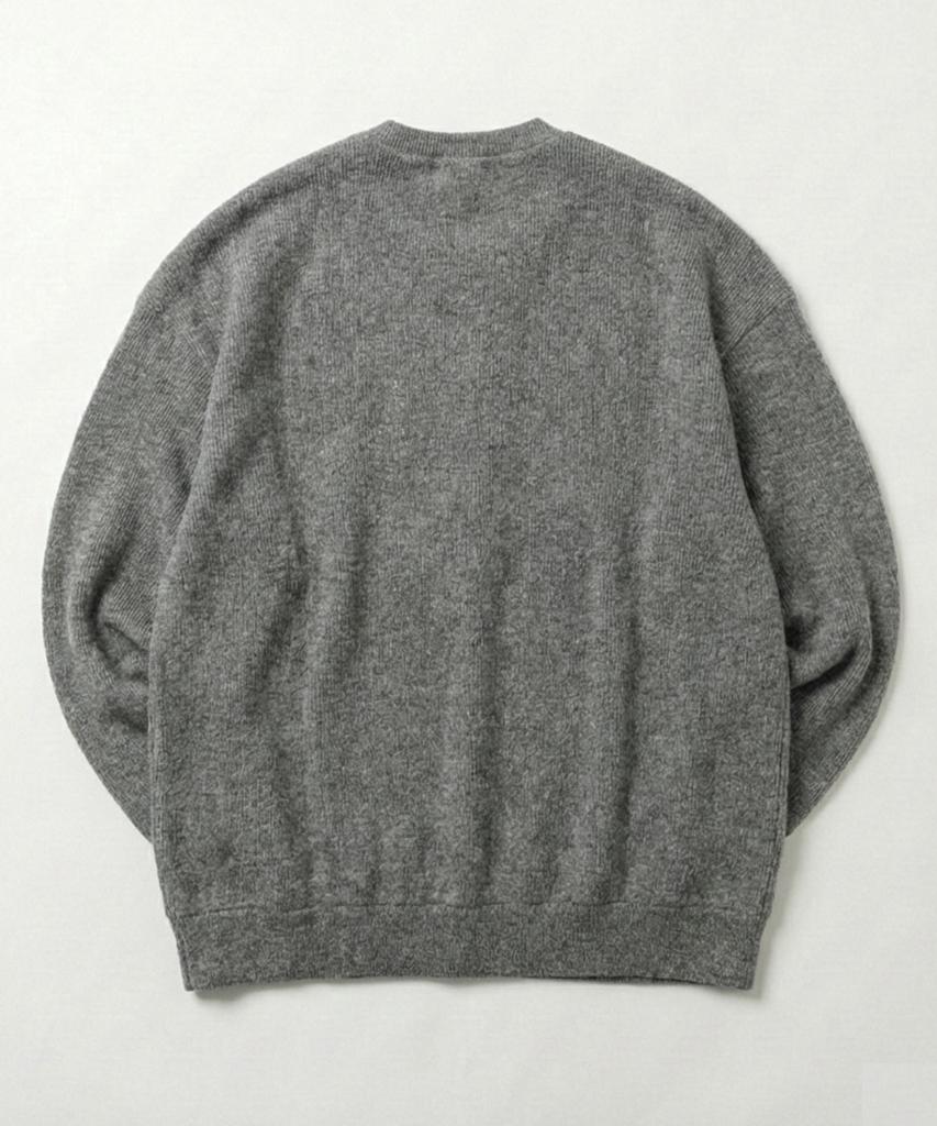 LENGAGEMENT Small Heart Daily Knit Sweater [Natural Gray]