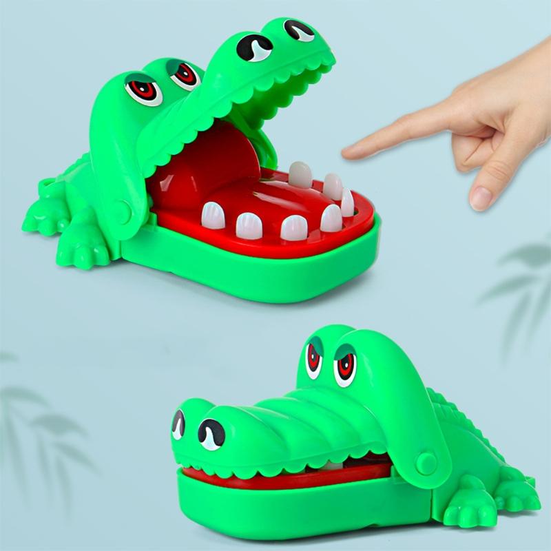 for Crocodile Teeth Toys Game for Kids for Crocodile Biting Finger Dentist Games Funny Toys for Creative Keychain Pendan