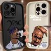Чехол для телефона 2PAC Rapper Tupac для iPhone 16 Чехлы iPhone 15 14 13 12 Mini 11 Pro Max 16 Plus XS 15Pro Ударопрочная задняя крышка 2-PAC