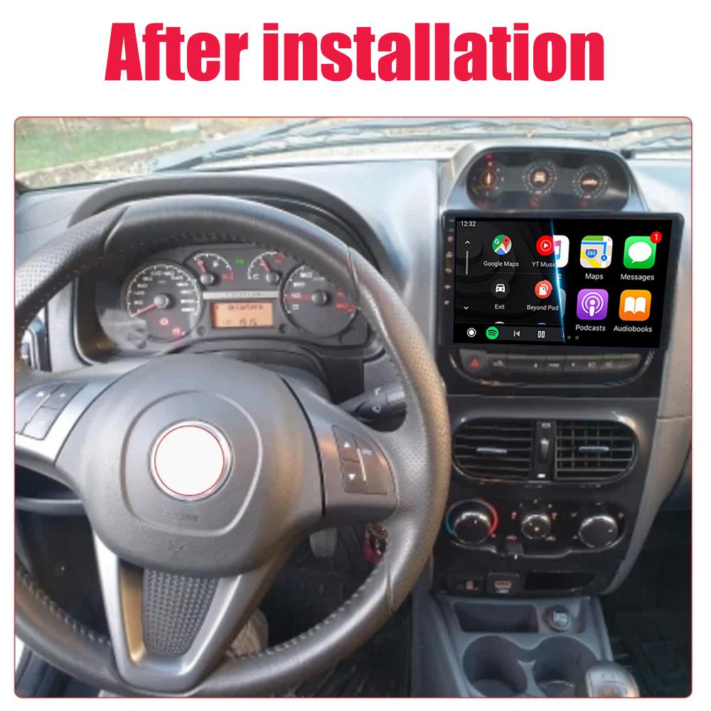 For Fiat Strada cdea 2012 - 2016 Android auto Carplay Android 14 For Car Radio Multimedia Video Player Navigation GPS