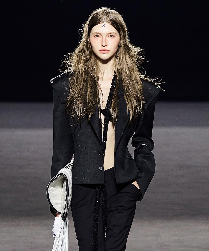 HOLYNUMBER7 Back Cutout Tailored Jacket