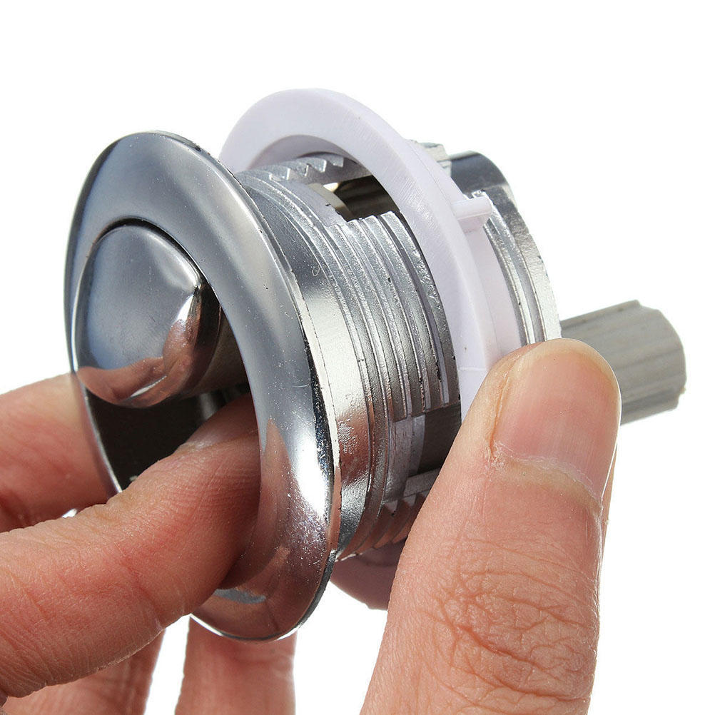 Пластиковая двойная кнопка бака для туалетной воды смыва с 2 стержнями для отверстия 38 48 58 мм