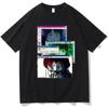 Men and Women Serial Experiments Lain Edit T Shirt Close The Wolrd Shirt 1999 Anime Reprint Vintage Y2k Tops Tees Short Sleeve