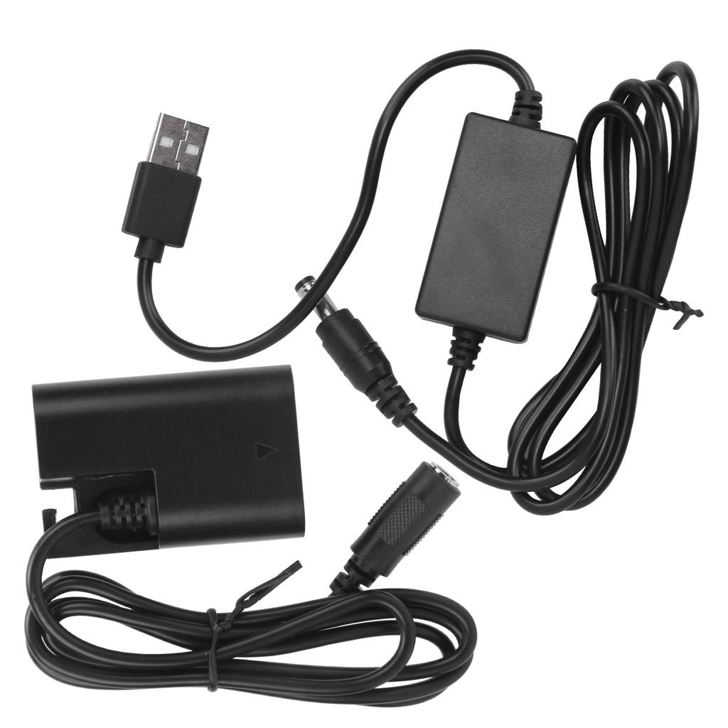 Адаптер питания постоянного тока LPE6 с имитацией аккумулятора и кабелем USB для Canon 5D2 5D3 5D4 6D 6D2