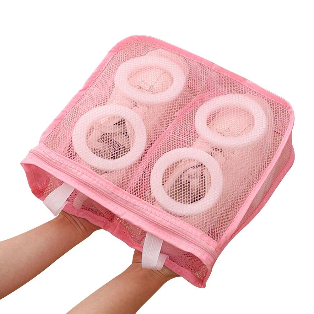 Mesh Shoe Washing Machine Bag With Hanging Loop Shoe Protector Bag Gym Shoes Protection