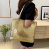 New Large-capacity Shoulder Bag PU Handbag Cross-border Crocodile Pattern Women's Fashion Commuter Bag Tote Bag