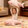New 45cm Shark Toy Soft Stuffed Sea Animal Accompany Pillow High Quality Gifts For Birthday Children Boys Party Decro