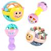 Игрушка-погремушка и хваталка для новорожденных, 6-12 месяцев, для раннего обучения и головоломок