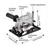 Hand Cutting Machine Bracket 45°Adjustable Angle Grinder Machine Base Stand  Chamfering Frame