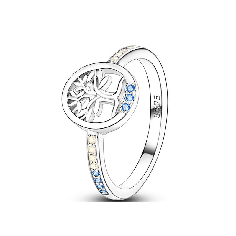 Hot Sale 925 Silver Rings Butterfly Bow Star Moon for Women Mother Original Silver 925 Wedding Valentine's Day Jewelry Trinkets