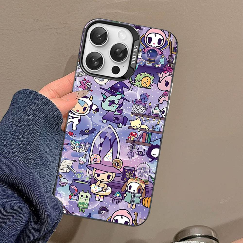 Япония Милый T-Tokidoki Чехол для телефона Для IPhone 16 15 14 13 12 11 Pro Max 17 Plus Цветная Крышка