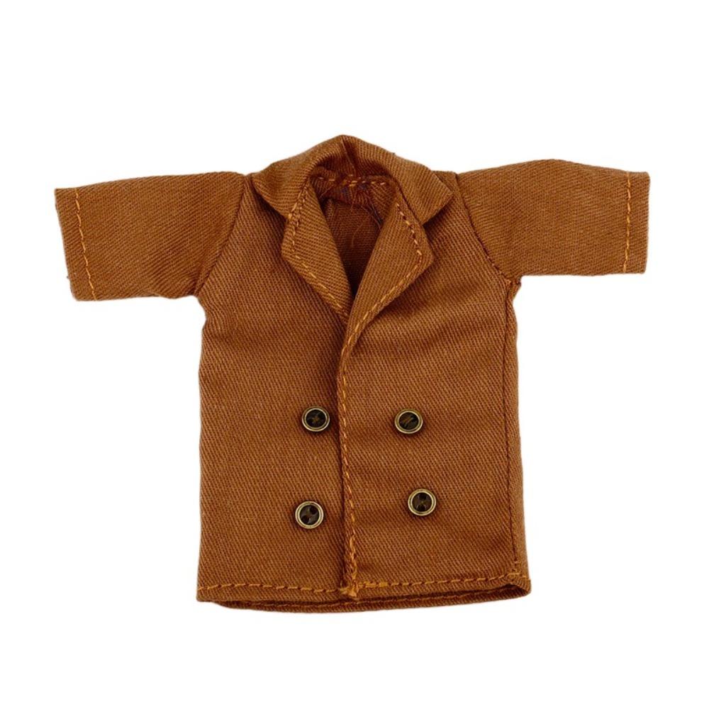 Long Coat OB11 Windbreaker Coat Warm Clothing Doll Clothes DIY Toy Doll Coat Jackets  Kids Gift