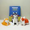 ORIGAMIPLANET Hello Puppies 3D Origami Paper Craft Gift Set 3 Inu 3D Origami Cute Animal Dog Paper Sculptures for Teens Birthday Home Decor DIY Art