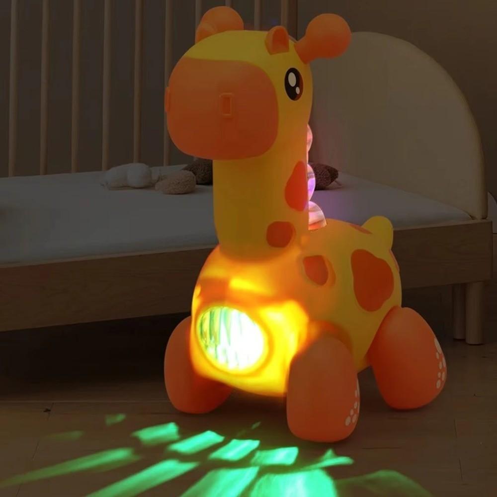 with Leash Giraffe Toys Sound and Light Animals Toys Early Education Toys Crawling Stage