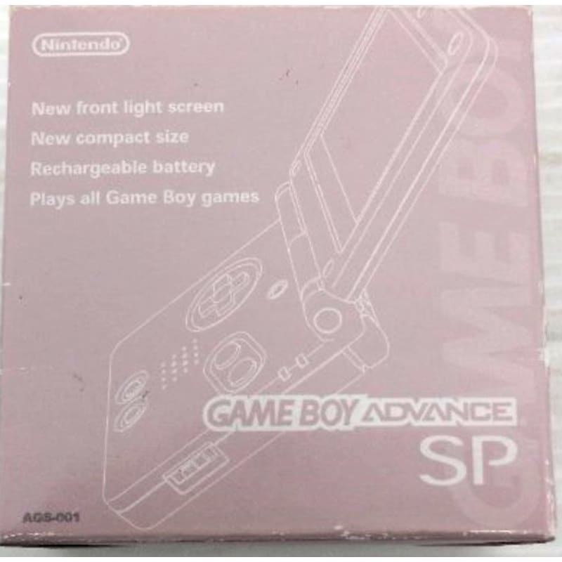 Nintendo Game Boy Advance SP AGS-001 Plays All GBA GBC Game Boy Games Front Light Rechargeable Console Genuine Tested Famicom Color/Azurite