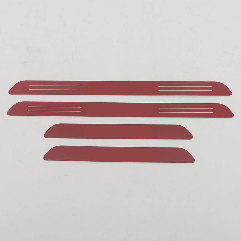 Compatible with Hongqi 23 HS7 Door Sill Trim, Bumper Pedal Sticker, Car Decorative Accessory.
