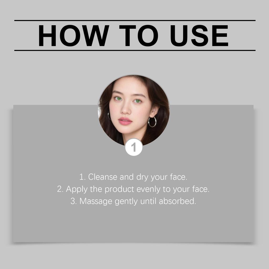 Gentle skin-friendly moisturizing cream, facial basic moisturizing care cream, soft and smooth face, daily skin care lotion 30g