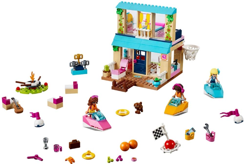LEGO Juniors Lakeside House 10763 Строительный набор разноцветный Стефани (215 шт.),