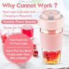 Portable Electric Juicer 300ml USB Smoothie Blender Mini Food Personal Juicer | Juillers (Pink)