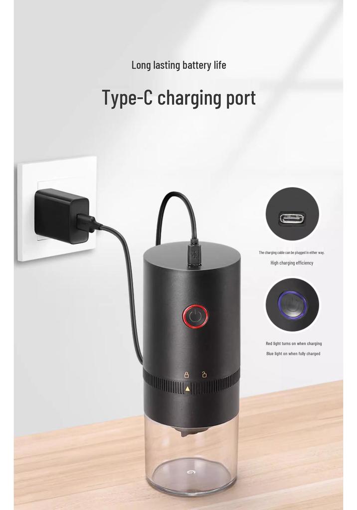 Портативная электрическая кофемолка и мини-кофемашина с USB-зарядкой