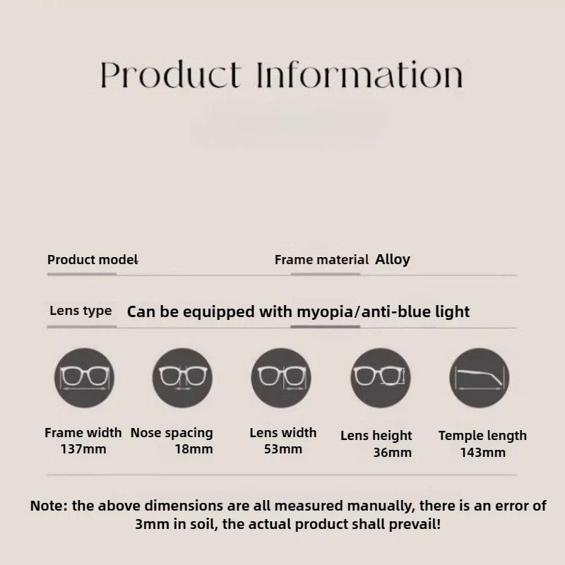 New Fashion Metal Frame Cat Eye Women'S Reading Glasses Ultra Light Neutral High Quality Luxury Anti Blue Light Glasses