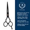 Парикмахерские ножницы TITAN, профессиональный парикмахерский инструмент, стрижка, филировочные ножницы, Япония, нержавеющая сталь 440c