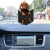 1PCS Funny Car Rearview Mirror Cute Pocket Pendant Hanging Puppy Colorful Dog Ornament Accessories Home