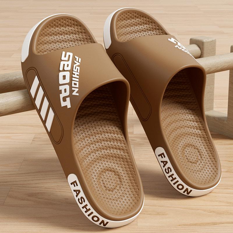 Cool Slippers Men's Summer Home Bathroom Non-slip and Non-smelly Feet Outside Slippers Couple Women