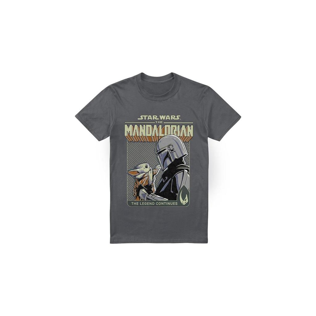 Star Wars: The Mandalorian Mens Legend Continues Grogu T-Shirt