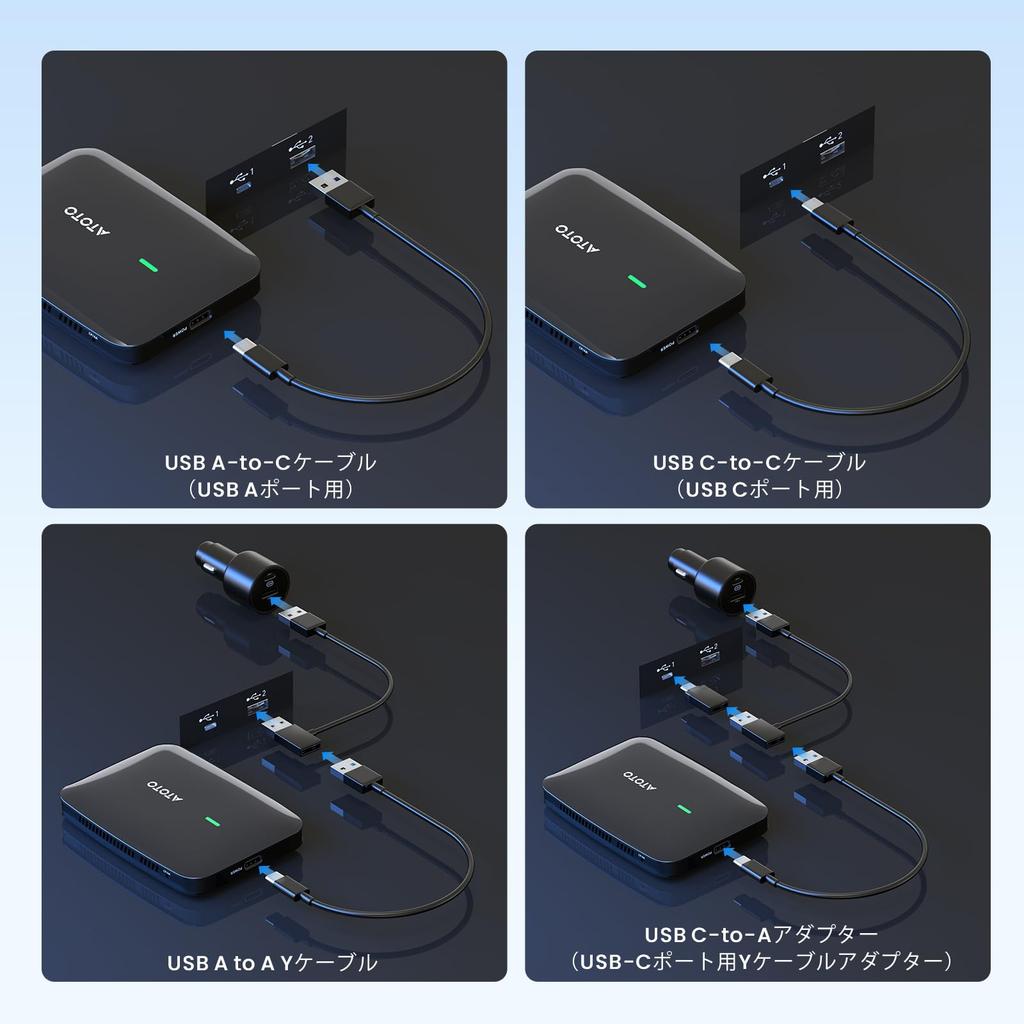 Ai Box, Ai Box CarPlay/Android Auto Wireless, CB4A Ai Box, Bluetooth 5.4/4.2, WiFi 2.4G/5G,