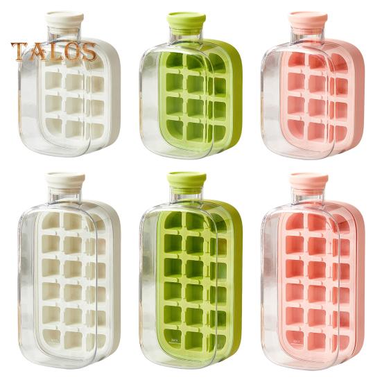 Лоток для льда с крышкой, эффективная форма для приготовления льда для морозильника, легкое извлечение, бесконтактная заливка кубиков льда для напитков, кофе, коктейлей