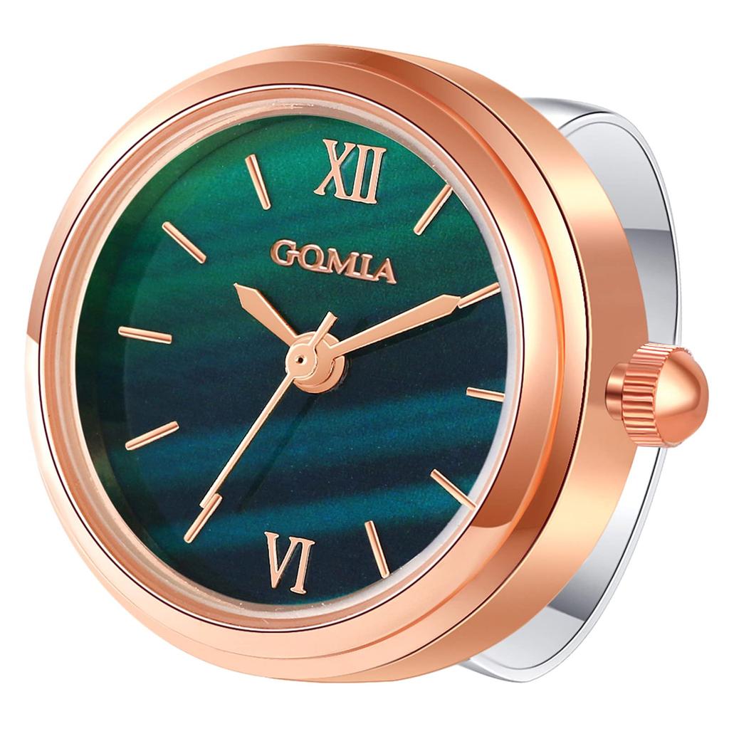 Ring Watch Ladies Free Size 3ATM Waterproof Ring Watch Roman Analog Stylish Rose Gold Ladies Fashion Accessory