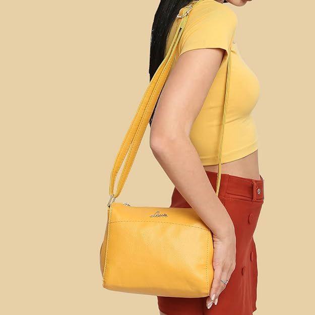 Женская сумка-слинг на жестком ремне Cetan | Женская сумочка-кошелек | Ремень через плечо