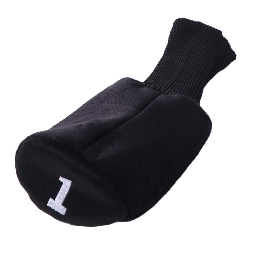 Number Tag Golf Club Protector Long Neck Wood Head Covers Golf Headcovers Driver Fairway
