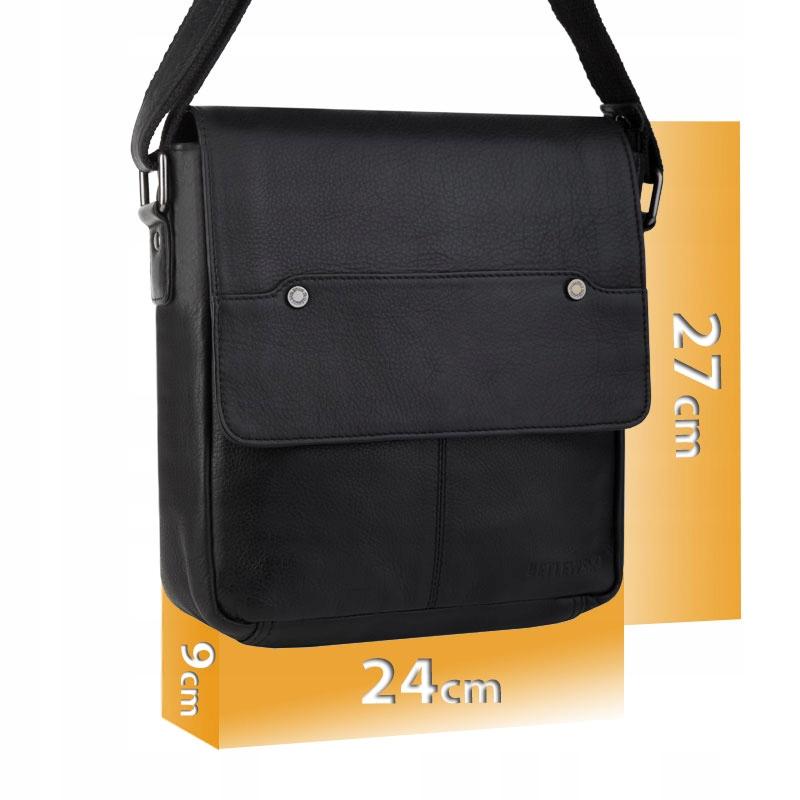 TBS-307 DDDM BLACK CAMBRIDGE Men' Bag +CERTIFICATE