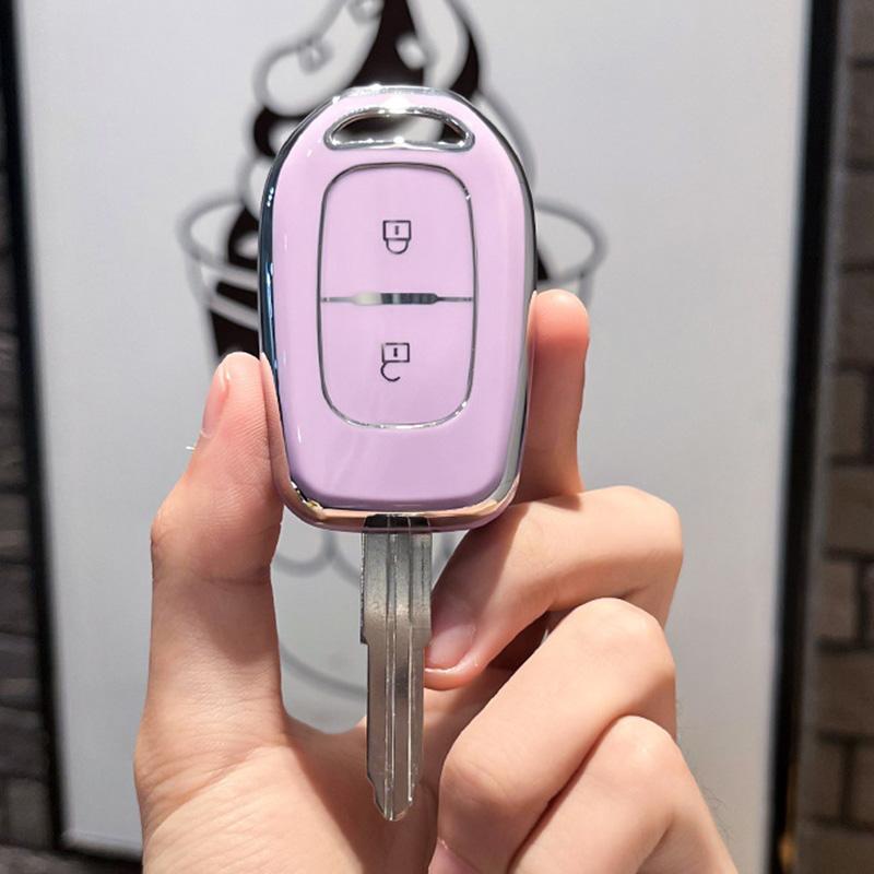 Чехол для ключей из ТПУ с 2/3 кнопками для Renault Duster Dokker Logan Stepway Clio 5 SS2 для Dacia Sandero Stepway Renault TWingo