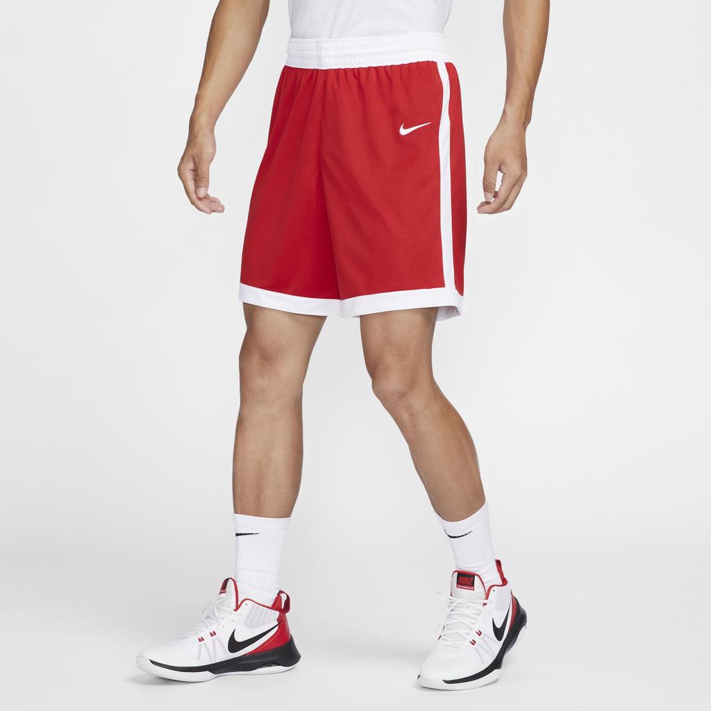 Nike SS24 Dri-Fit Comfortable Quick-Dry Casual Sports Basketball Shorts Men Shorts University-Red White HF0518-658