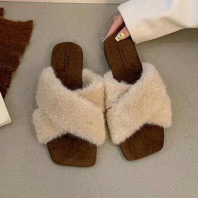 Модные балетки Женские тапочки Леопардовые Модные Хлопковые туфли Уютный Мех Платье Женщина Ботильоны 2025 Зимние Повседневные Дизайнерские Новые Zapatos De Mujer