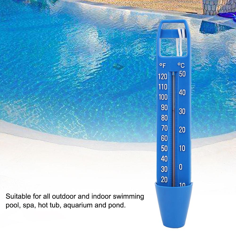 Плавающий термометр для бассейна, термометр для воды с веревкой, спа-ванна для бассейна