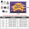 Party Backdrop Halloween Moon Flat Pumpkins Bats Tombstones Full Event Photo Background Party Decor