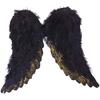 Archangel Wings - MY OTHER ME - 45x39cm - Black - Halloween Accessory - Carnival