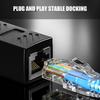 1 шт. Разъем RJ45 Соединитель Удлинитель Ethernet-кабеля Адаптер Гнездовой соединитель Большое расстояние Домашняя сеть Компьютерные аксессуары