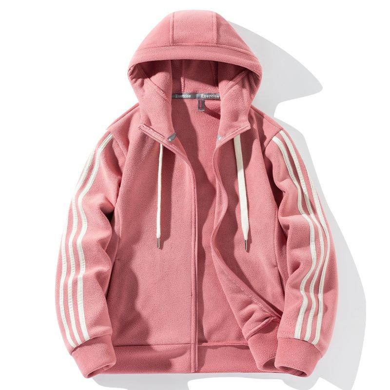 Флисовое пальто мужское новое осенне-зимнее уличное парное ветрозащитное флисовое пальто-кардиган спортивная одежда