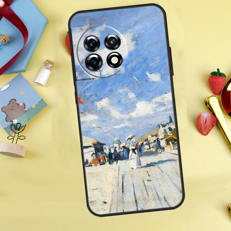 Claude Monet Painting Case For OnePlus 13T 13R 12 12R 15 13 11 10 10T 8T Nord 5 CE 2 3 4 Lite Nord N20 N30 Cover