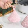 1Pc Triangle Pot Hat Non-Slip Stove Handle Mitt for Cast Iron Skillet Hanging Iron