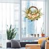 Rose Sakura Wreath Indoor Natural Vine Wreath for Window Outdoor Wedding