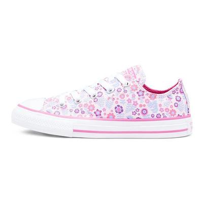 Chuck Taylor All Star Низкие Прочные Кеды для Скейтбординга Детские Кроссовки Синий Розовый 670216C