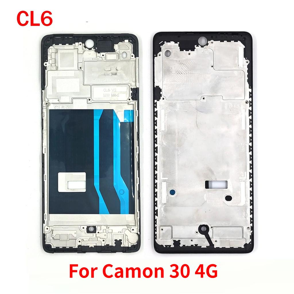 Средняя рамка для Tecno Camon 15 16 18 20 30 Pro Premier Корпус передней рамки LCD Панель рамки Ремонтные детали