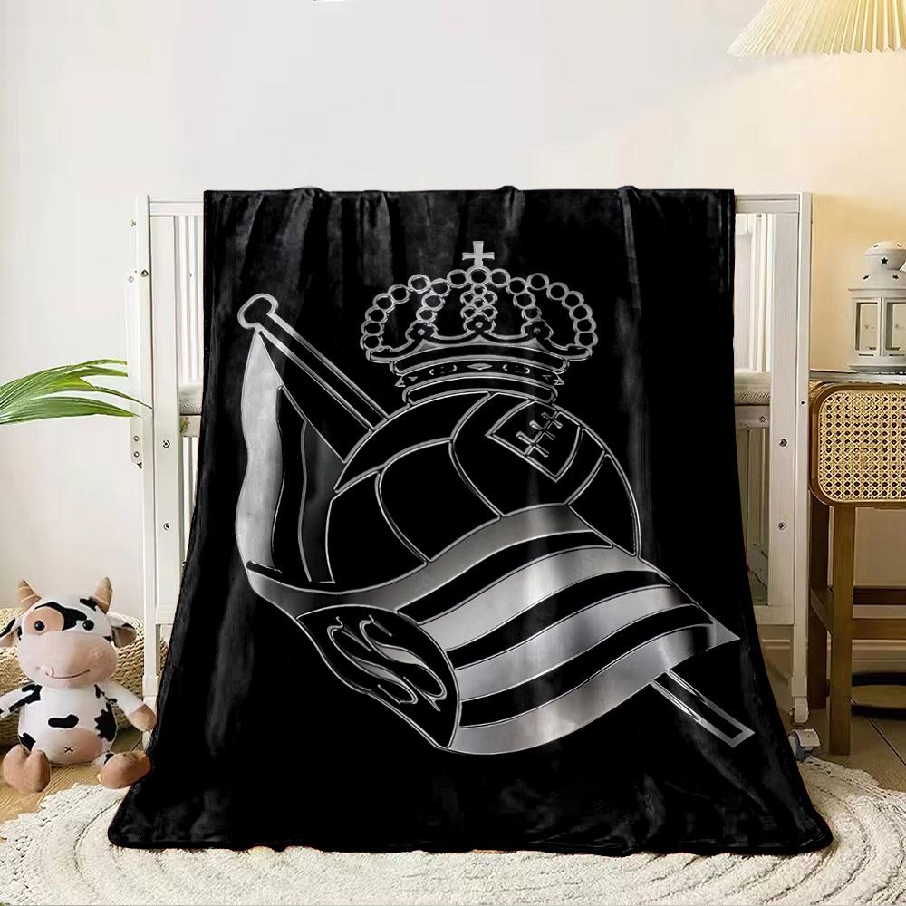 Soccer Crown Emblem Blanket for all seasons blanket lunch break throw gift
