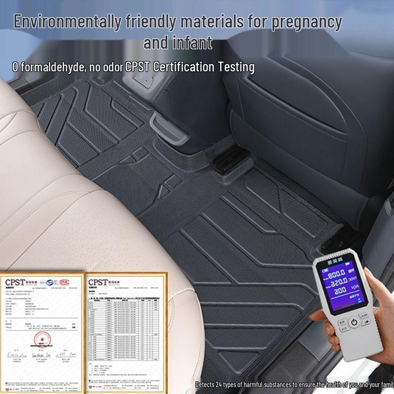 Galaxy Star 8-футовые ТПЭ коврики с полным бортиком для Geely EMP - Водительская сторона и багажник